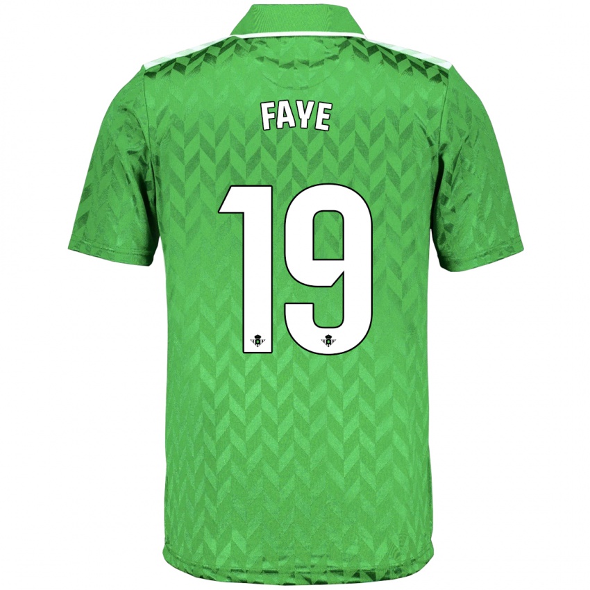 Niño Camiseta Souleymane Faye #19 Verde 2ª Equipación 2023/24 La Camisa Perú