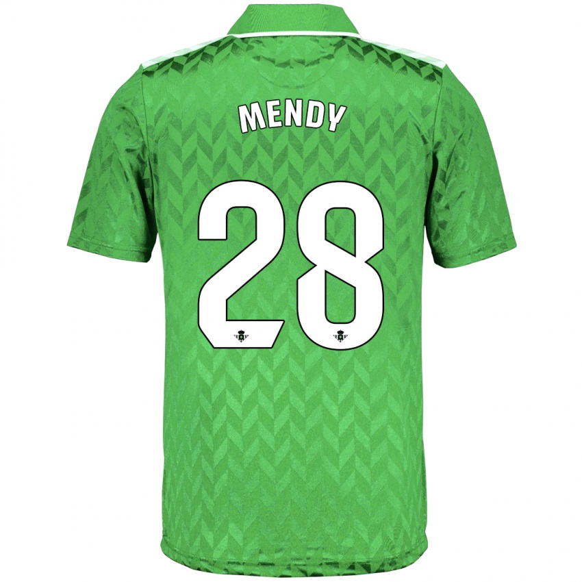 Niño Camiseta Nobel Mendy #28 Verde 2ª Equipación 2023/24 La Camisa Perú