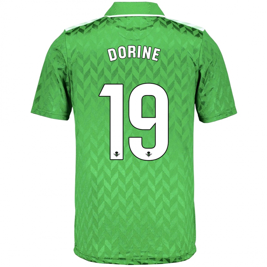 Niño Camiseta Dorine Nina Chuigoue #19 Verde 2ª Equipación 2023/24 La Camisa Perú