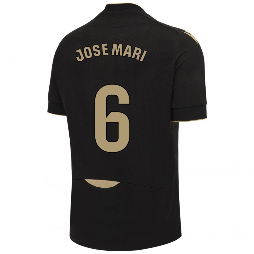 Niño Camiseta José Mari #6 Negro 2ª Equipación 2023/24 La Camisa Perú