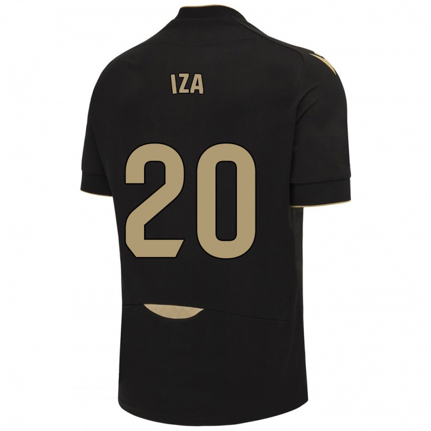 Niño Camiseta Iza Carcelén #20 Negro 2ª Equipación 2023/24 La Camisa Perú