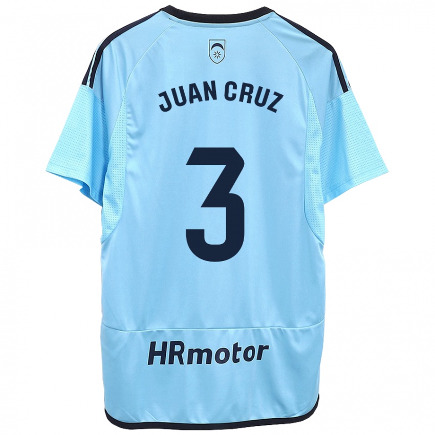 Niño Camiseta Juan Cruz #3 Azul 2ª Equipación 2023/24 La Camisa Perú