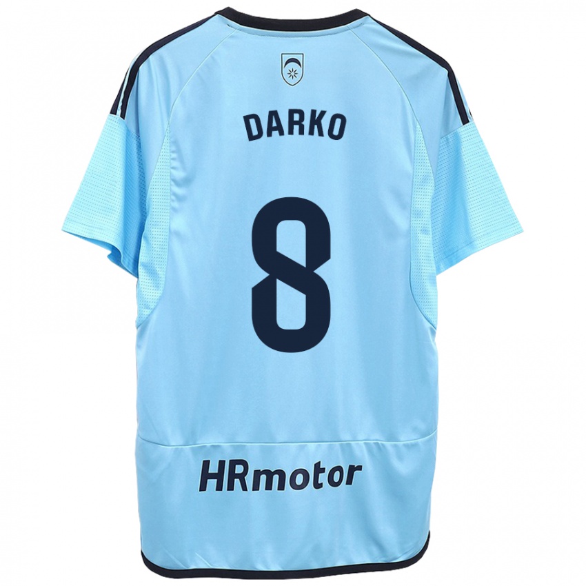 Niño Camiseta Darko Brasanac #8 Azul 2ª Equipación 2023/24 La Camisa Perú