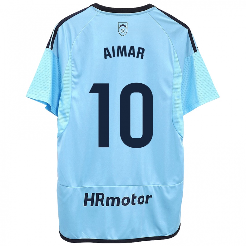 Niño Camiseta Aimar Oroz #10 Azul 2ª Equipación 2023/24 La Camisa Perú