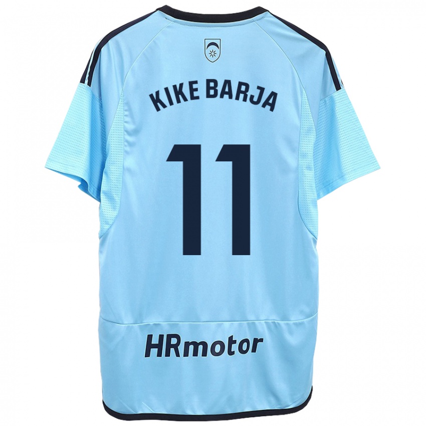 Niño Camiseta Kike Barja #11 Azul 2ª Equipación 2023/24 La Camisa Perú