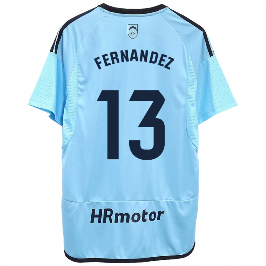 Niño Camiseta Aitor Fernández #13 Azul 2ª Equipación 2023/24 La Camisa Perú