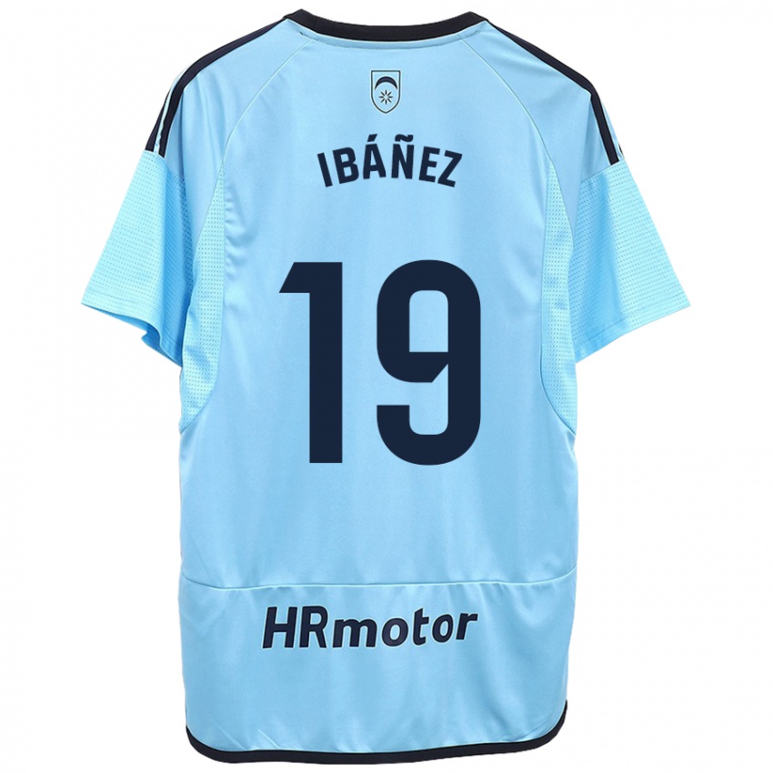 Niño Camiseta Pablo Ibáñez #19 Azul 2ª Equipación 2023/24 La Camisa Perú