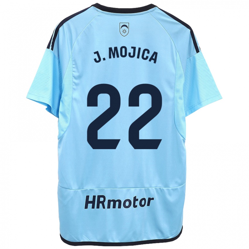 Niño Camiseta Johan Mojica #22 Azul 2ª Equipación 2023/24 La Camisa Perú