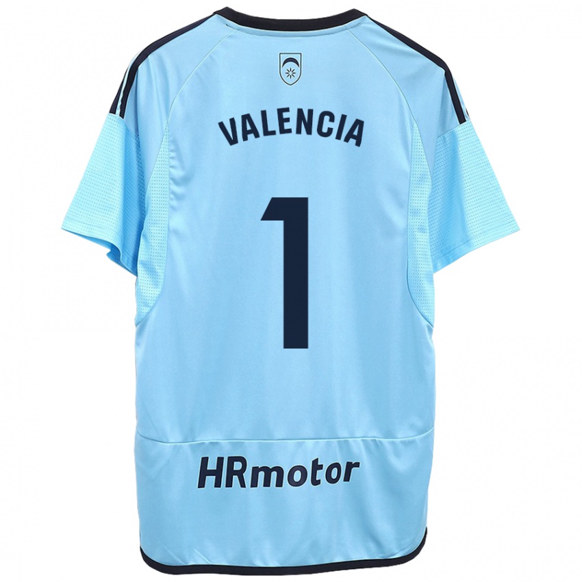 Niño Camiseta Pablo Valencia #1 Azul 2ª Equipación 2023/24 La Camisa Perú