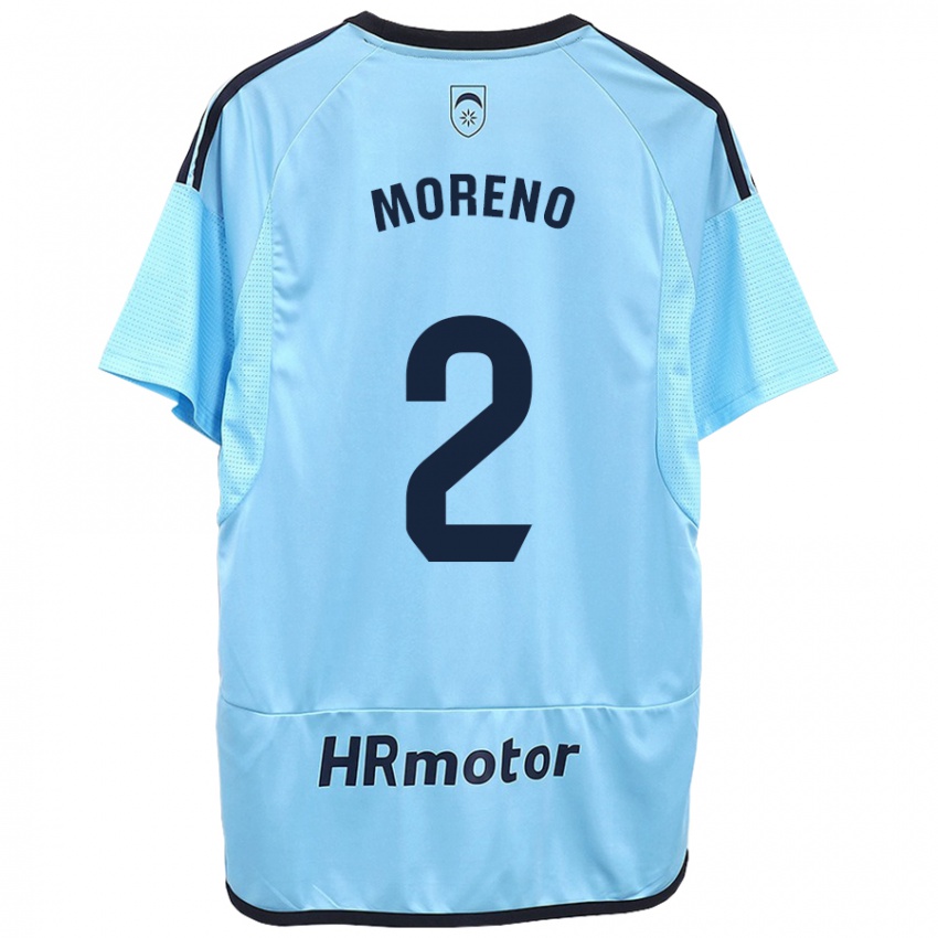 Niño Camiseta Jorge Moreno #27 Azul 2ª Equipación 2023/24 La Camisa Perú