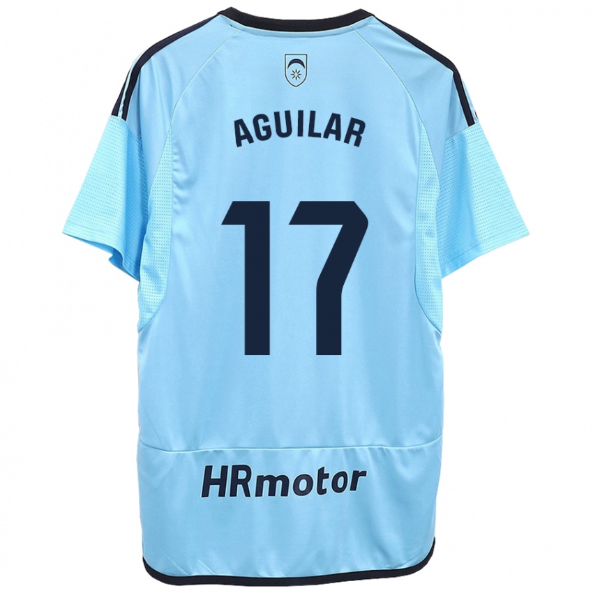 Niño Camiseta Eneko Aguilar #17 Azul 2ª Equipación 2023/24 La Camisa Perú