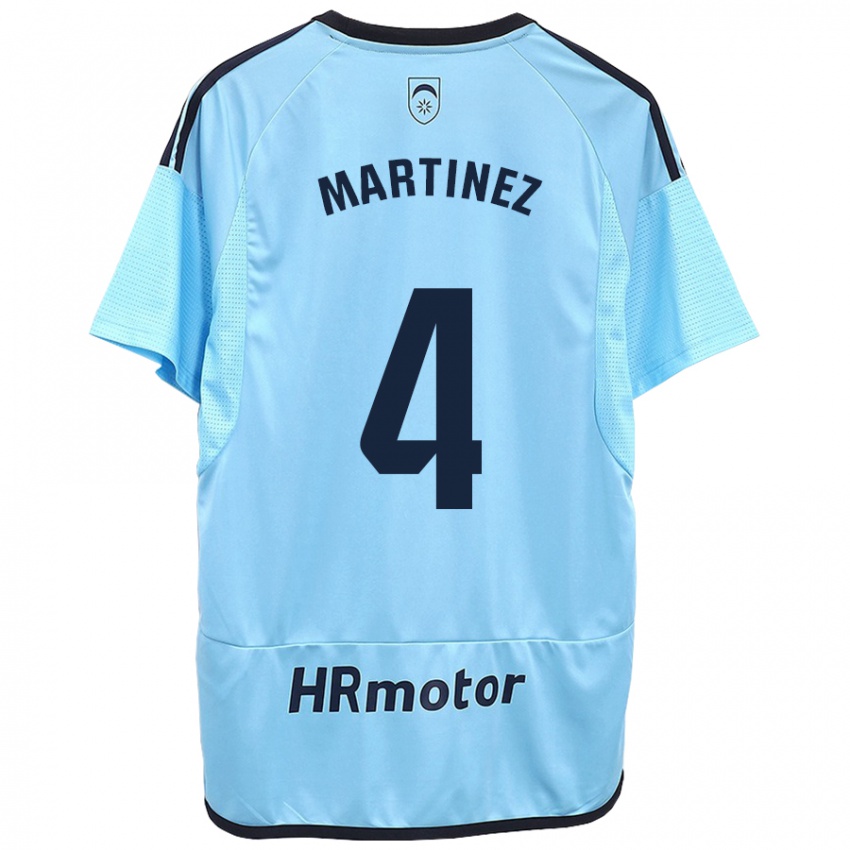 Niño Camiseta Vera Martínez Viota #4 Azul 2ª Equipación 2023/24 La Camisa Perú