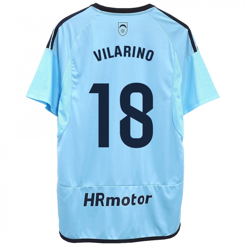 Niño Camiseta Maitane Vilariño #18 Azul 2ª Equipación 2023/24 La Camisa Perú