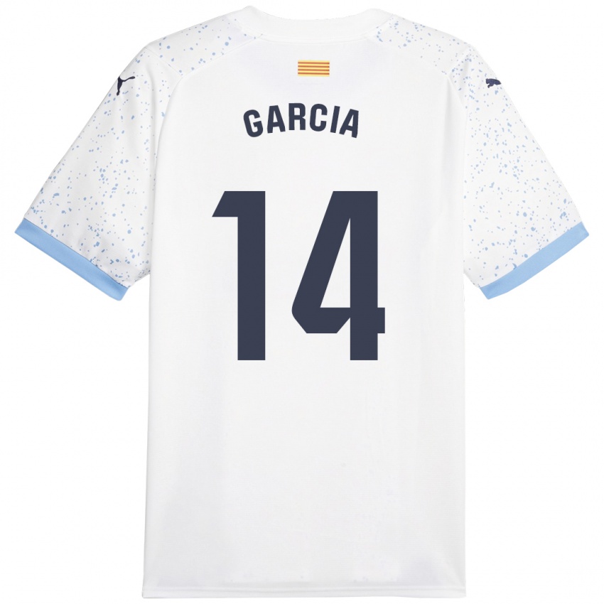 Niño Camiseta Aleix García #14 Blanco 2ª Equipación 2023/24 La Camisa Perú
