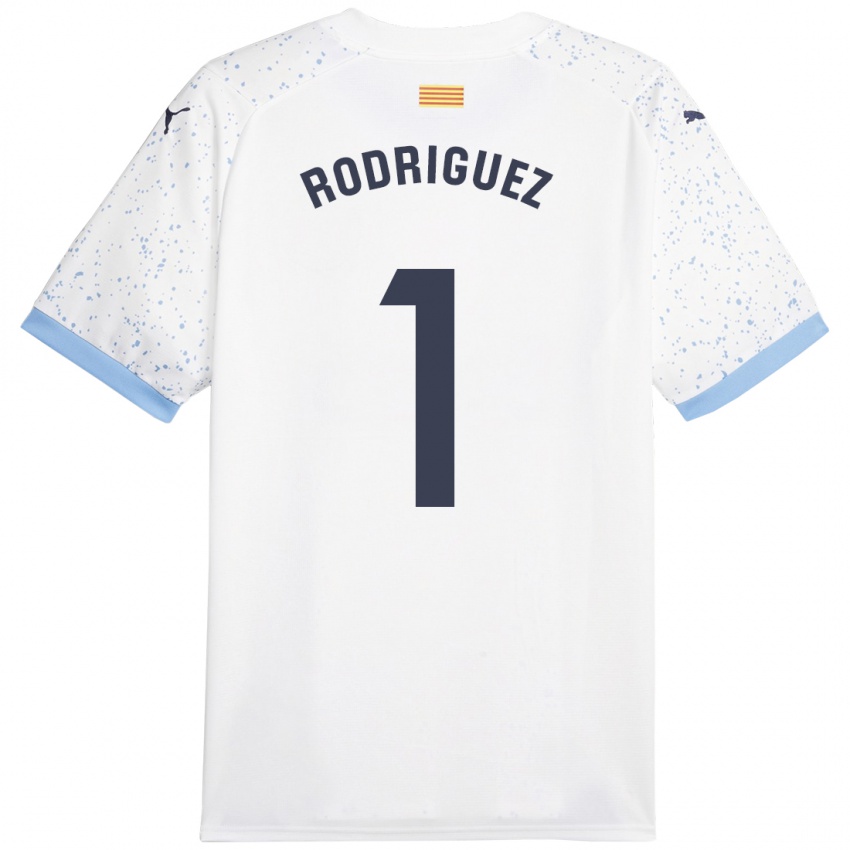 Niño Camiseta Maria Rodríguez #1 Blanco 2ª Equipación 2023/24 La Camisa Perú