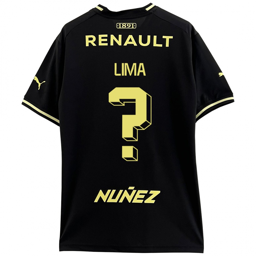 Niño Camiseta Jhonatan Lima #0 Negro 2ª Equipación 2023/24 La Camisa Perú