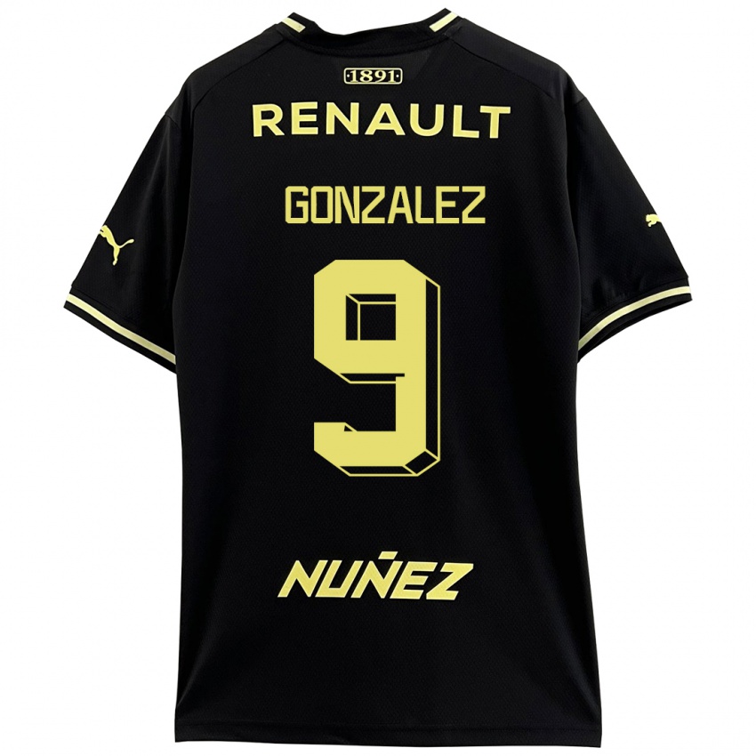 Niño Camiseta Franco González #9 Negro 2ª Equipación 2023/24 La Camisa Perú