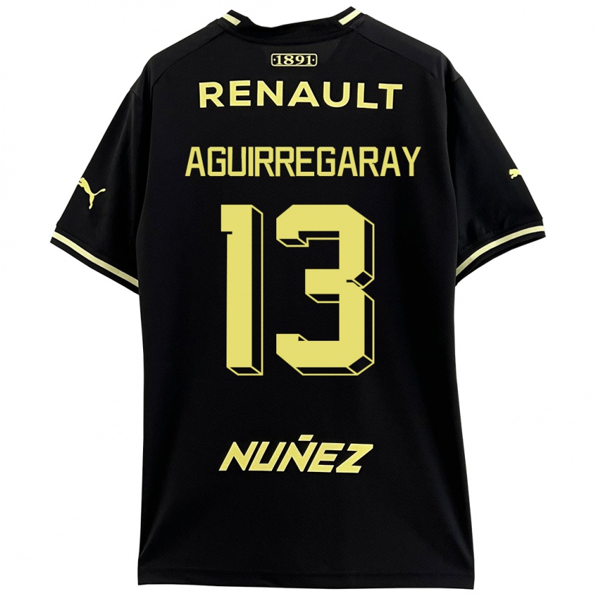 Niño Camiseta Matías Aguirregaray #13 Negro 2ª Equipación 2023/24 La Camisa Perú