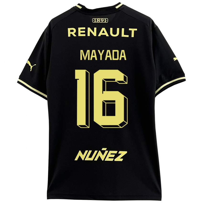 Niño Camiseta Camilo Mayada #16 Negro 2ª Equipación 2023/24 La Camisa Perú