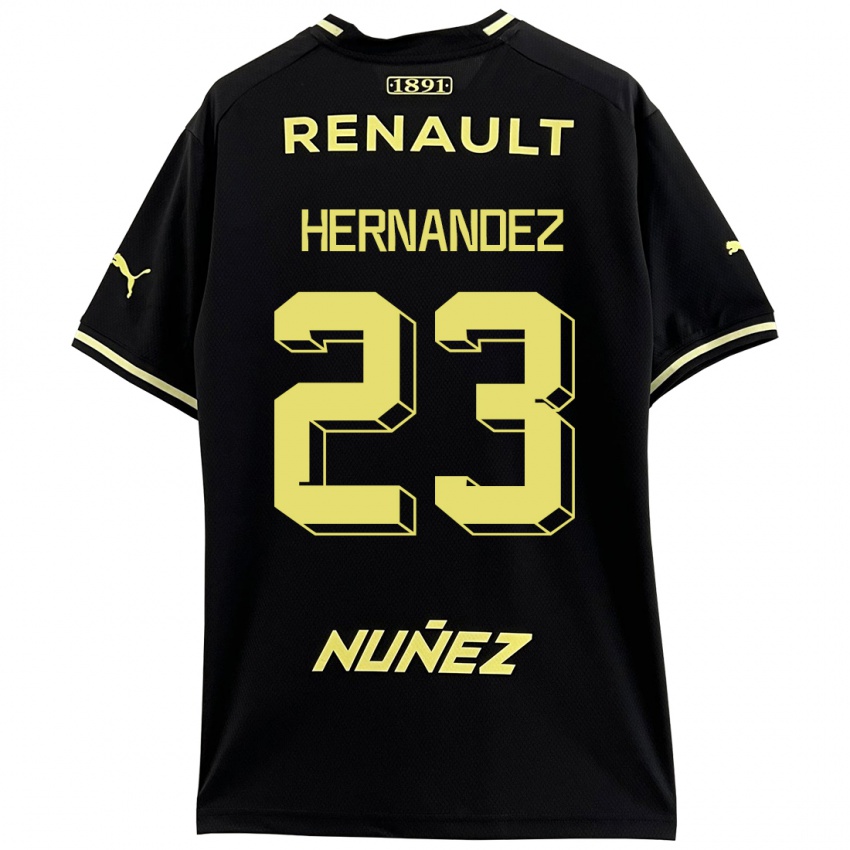 Niño Camiseta Abel Hernández #23 Negro 2ª Equipación 2023/24 La Camisa Perú