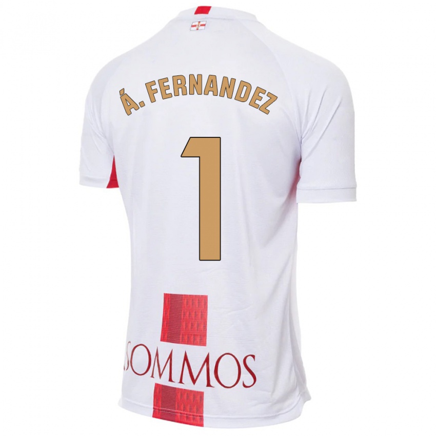 Niño Camiseta Álvaro Fernández #1 Blanco 2ª Equipación 2023/24 La Camisa Perú