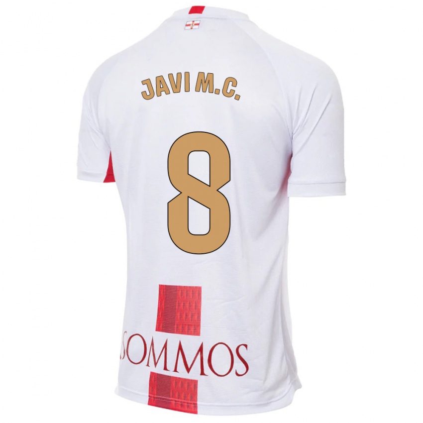 Niño Camiseta Javi Martínez #8 Blanco 2ª Equipación 2023/24 La Camisa Perú