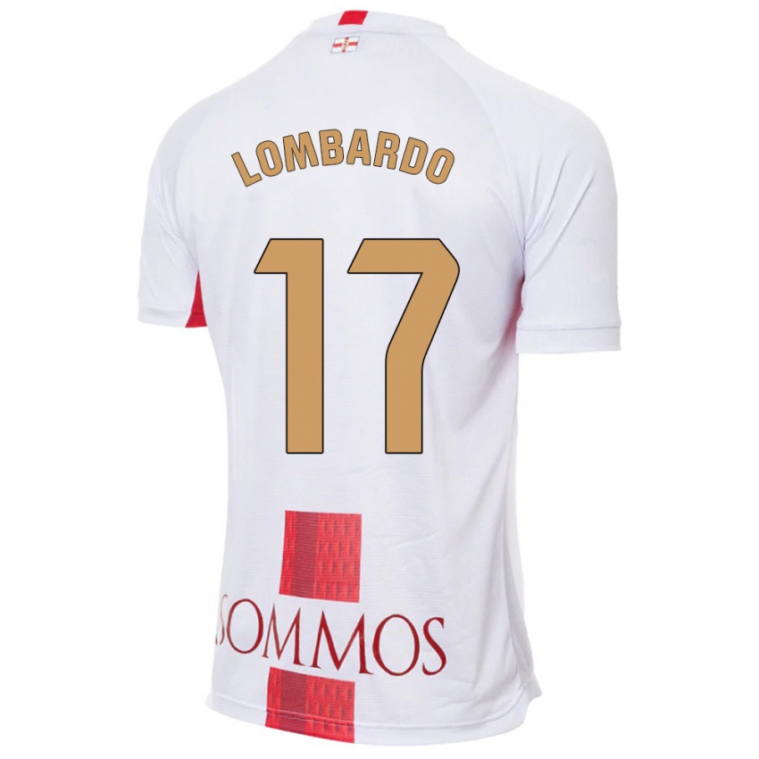 Niño Camiseta Enzo Lombardo #17 Blanco 2ª Equipación 2023/24 La Camisa Perú