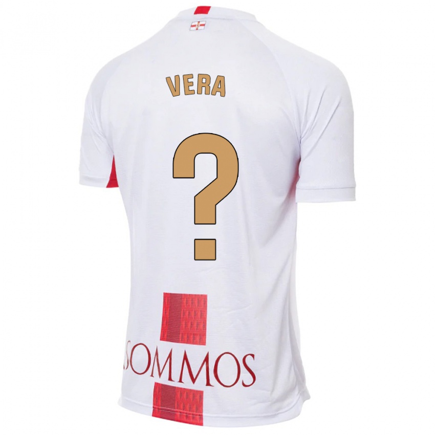 Niño Camiseta Ángel Vera #0 Blanco 2ª Equipación 2023/24 La Camisa Perú