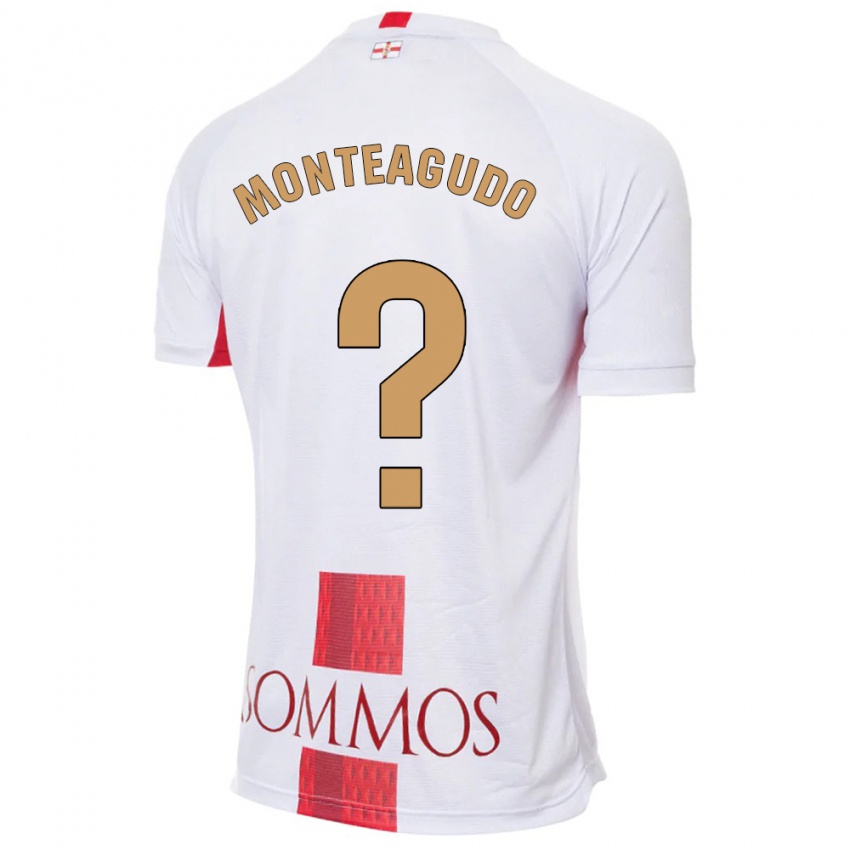 Niño Camiseta Miguel Monteagudo #0 Blanco 2ª Equipación 2023/24 La Camisa Perú