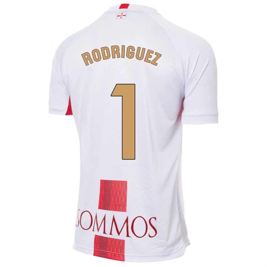 Niño Camiseta Nuria Rodríguez #1 Blanco 2ª Equipación 2023/24 La Camisa Perú