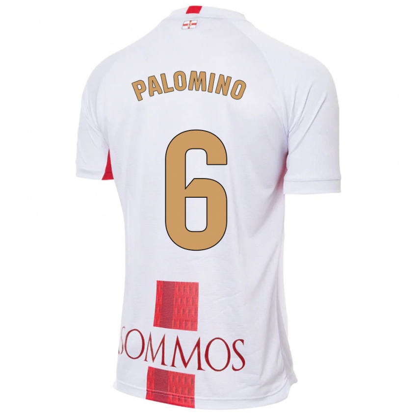 Niño Camiseta Yolanda Palomino #6 Blanco 2ª Equipación 2023/24 La Camisa Perú