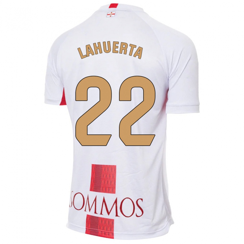 Niño Camiseta Gema Lahuerta #22 Blanco 2ª Equipación 2023/24 La Camisa Perú