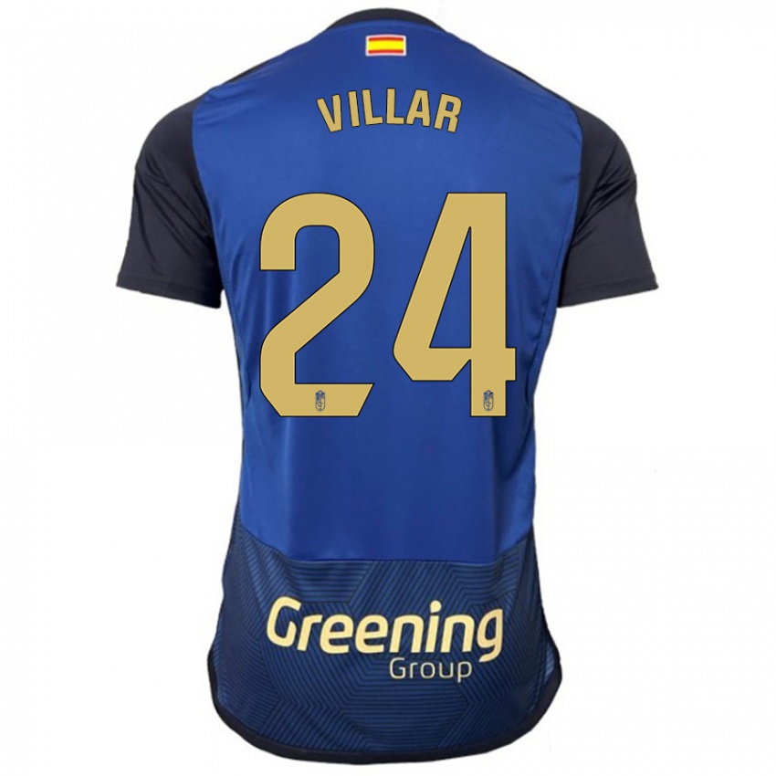 Niño Camiseta Gonzalo Villar #24 Armada 2ª Equipación 2023/24 La Camisa Perú