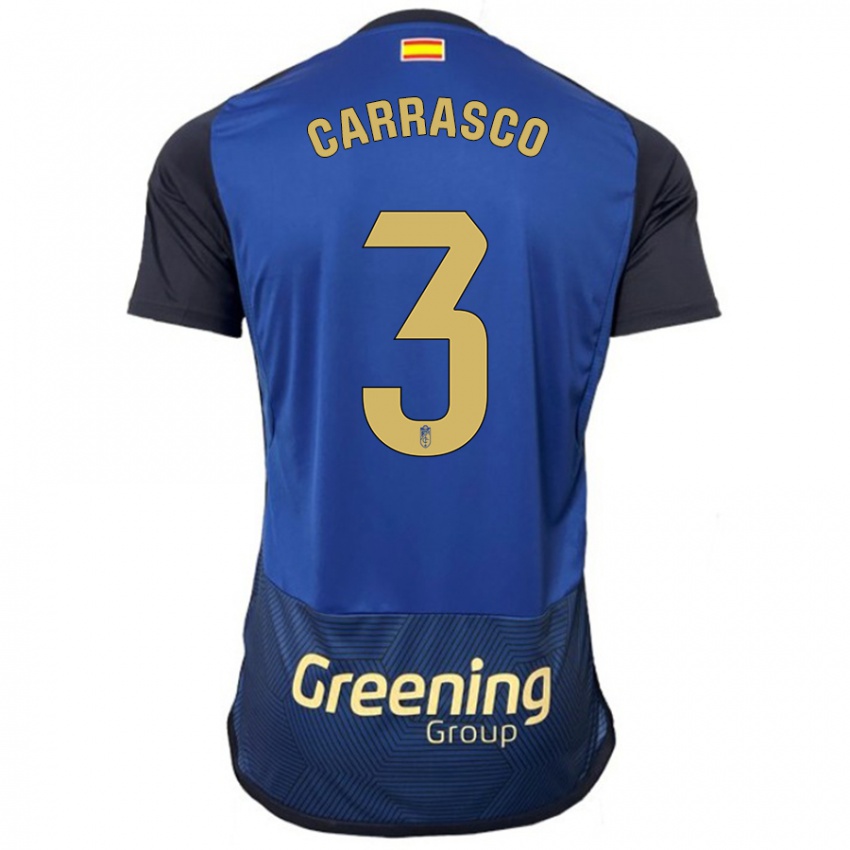 Niño Camiseta Marta Carrasco #3 Armada 2ª Equipación 2023/24 La Camisa Perú