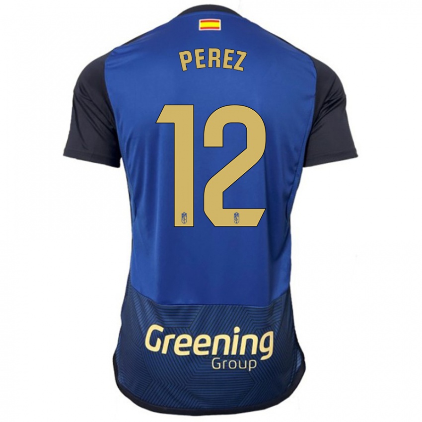 Niño Camiseta Alba Pérez #12 Armada 2ª Equipación 2023/24 La Camisa Perú