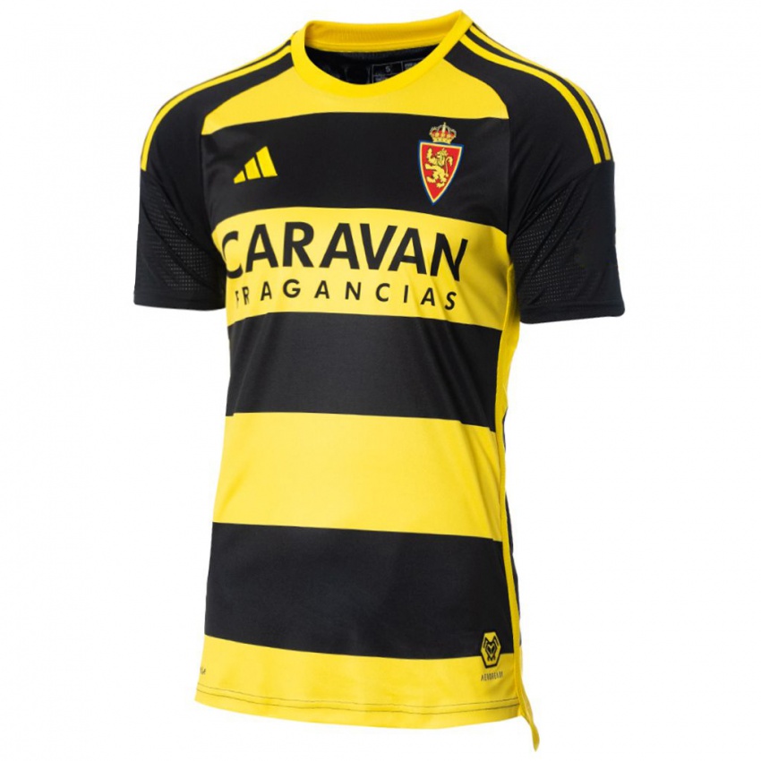 Niño Camiseta Iván Azón #9 Negro Amarillo 2ª Equipación 2023/24 La Camisa Perú