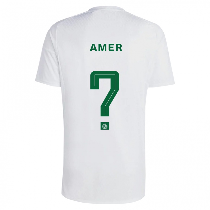 Niño Camiseta Mohamad Amer #0 Verde Azul 2ª Equipación 2023/24 La Camisa Perú