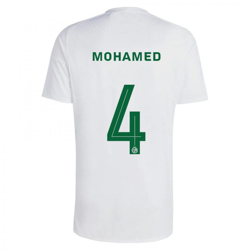 Niño Camiseta Ali Mohamed #4 Verde Azul 2ª Equipación 2023/24 La Camisa Perú