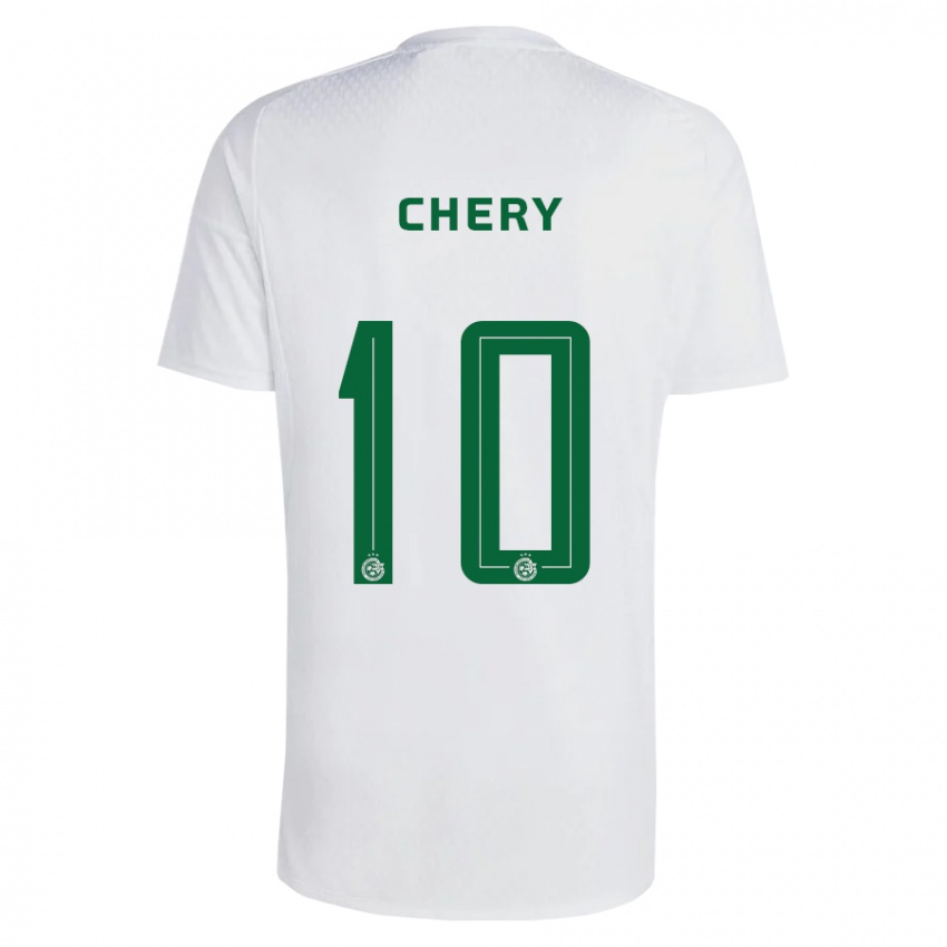 Niño Camiseta Tjaronn Chery #10 Verde Azul 2ª Equipación 2023/24 La Camisa Perú