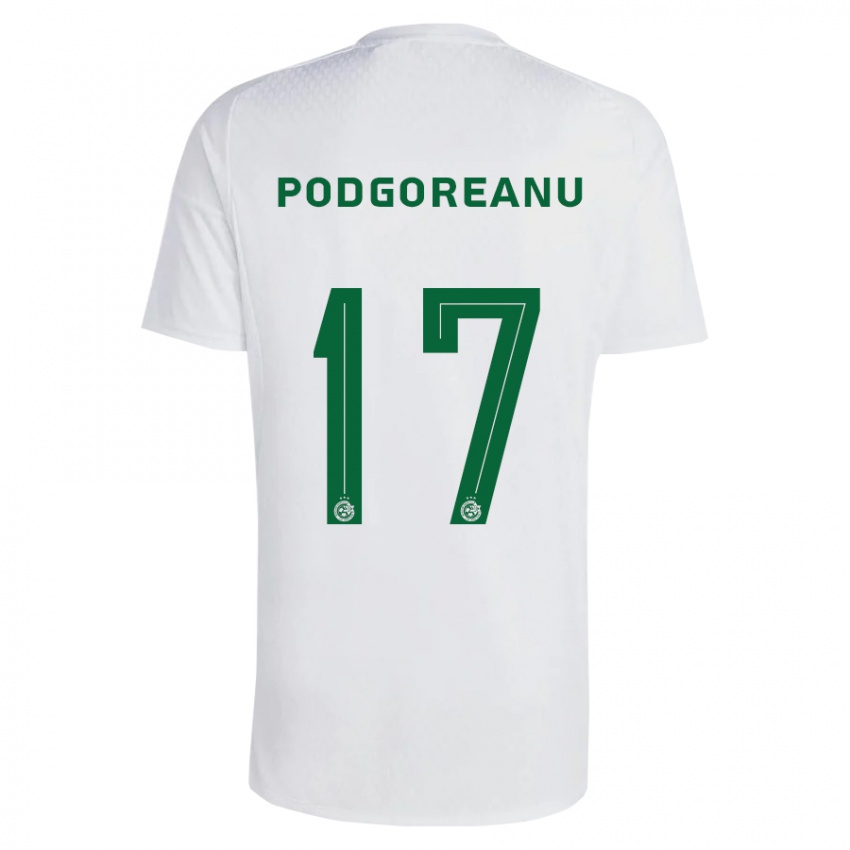 Niño Camiseta Suf Podgoreanu #17 Verde Azul 2ª Equipación 2023/24 La Camisa Perú