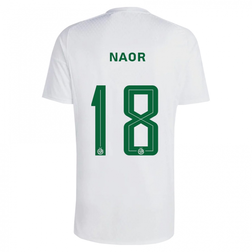 Niño Camiseta Goni Naor #18 Verde Azul 2ª Equipación 2023/24 La Camisa Perú