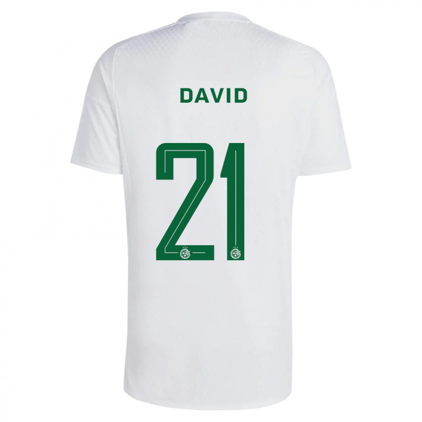 Niño Camiseta Dean David #21 Verde Azul 2ª Equipación 2023/24 La Camisa Perú