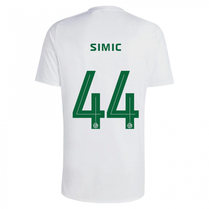 Niño Camiseta Lorenco Simic #44 Verde Azul 2ª Equipación 2023/24 La Camisa Perú