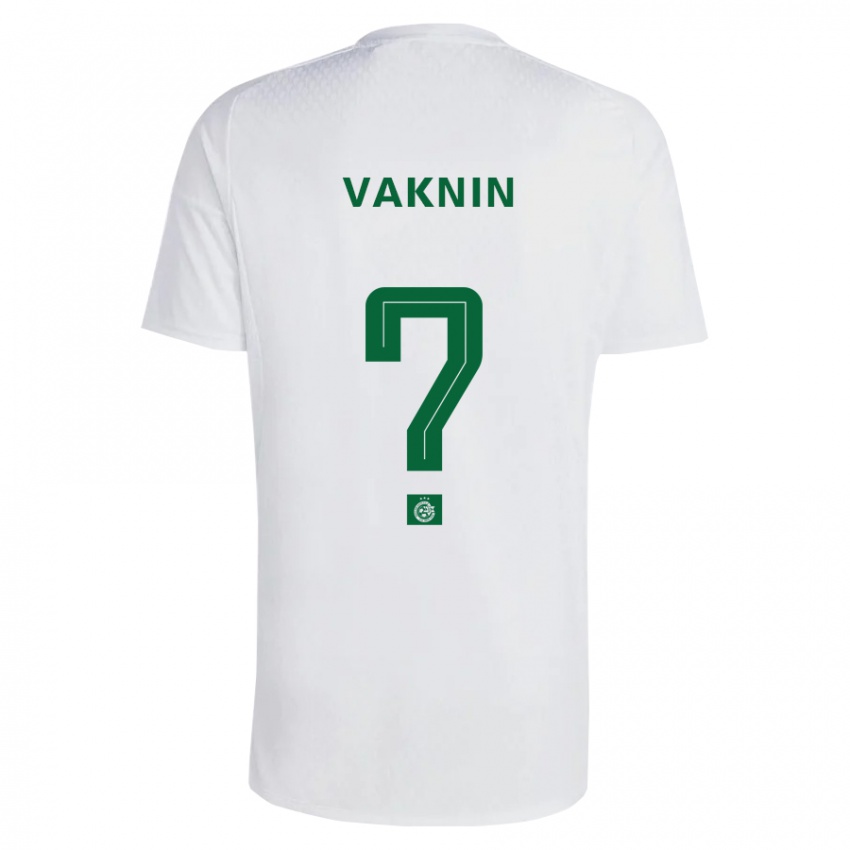 Niño Camiseta Raz Vaknin #0 Verde Azul 2ª Equipación 2023/24 La Camisa Perú