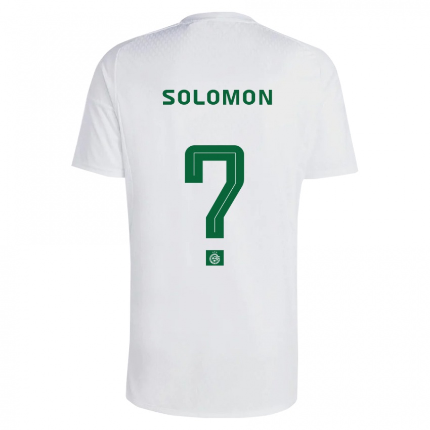 Niño Camiseta Itay Solomon #0 Verde Azul 2ª Equipación 2023/24 La Camisa Perú