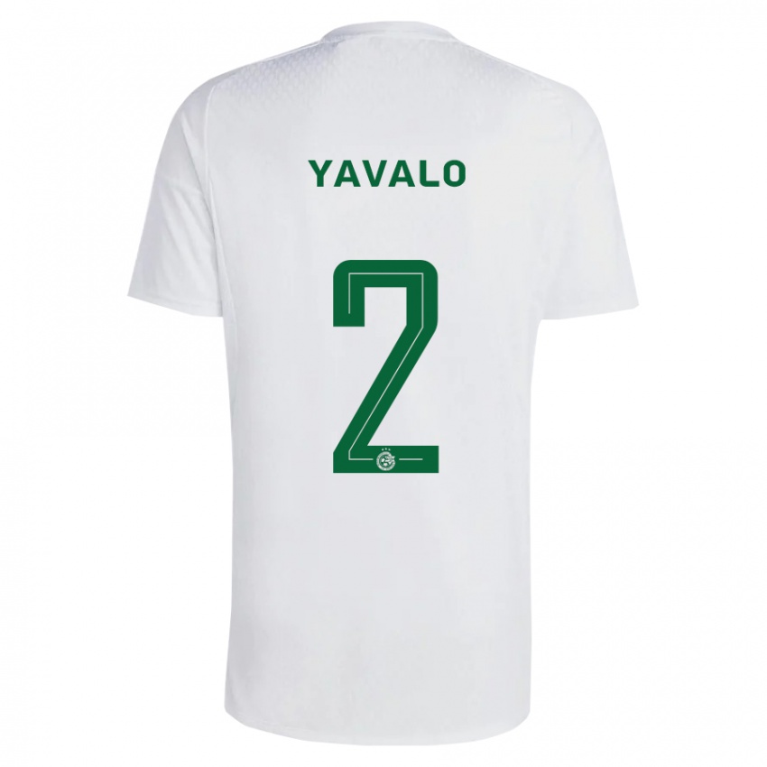 Niño Camiseta Gatachao Yavalo #2 Verde Azul 2ª Equipación 2023/24 La Camisa Perú