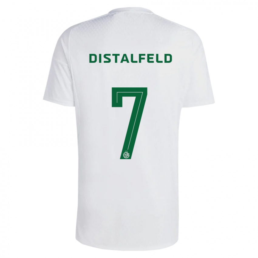 Niño Camiseta Yanai Distalfeld #7 Verde Azul 2ª Equipación 2023/24 La Camisa Perú