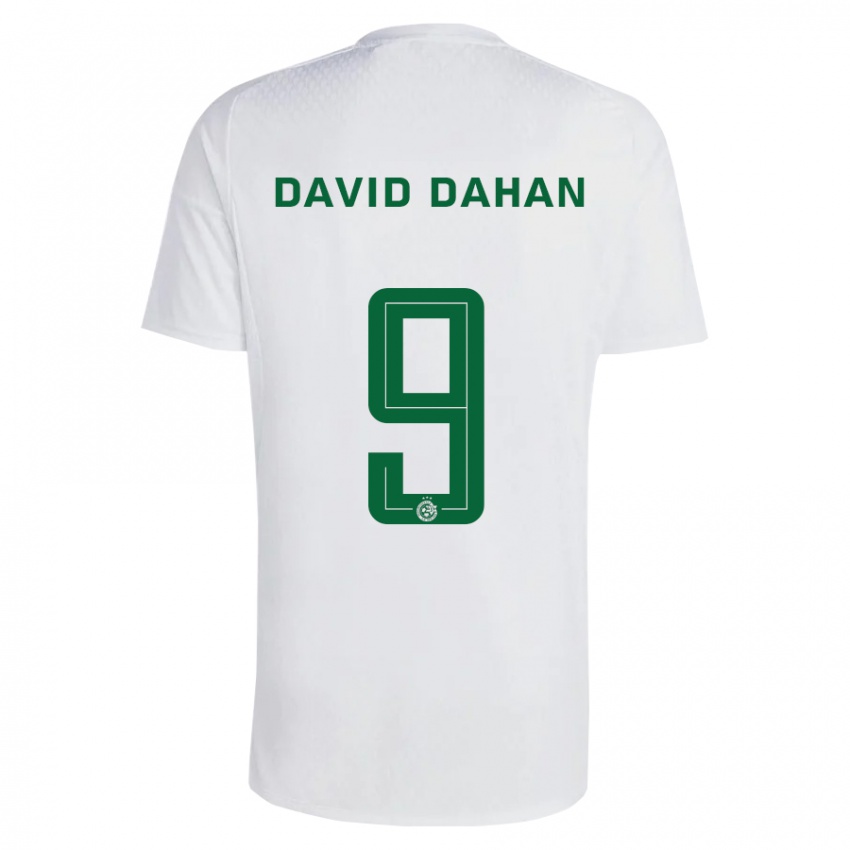 Niño Camiseta Omer David Dahan #9 Verde Azul 2ª Equipación 2023/24 La Camisa Perú