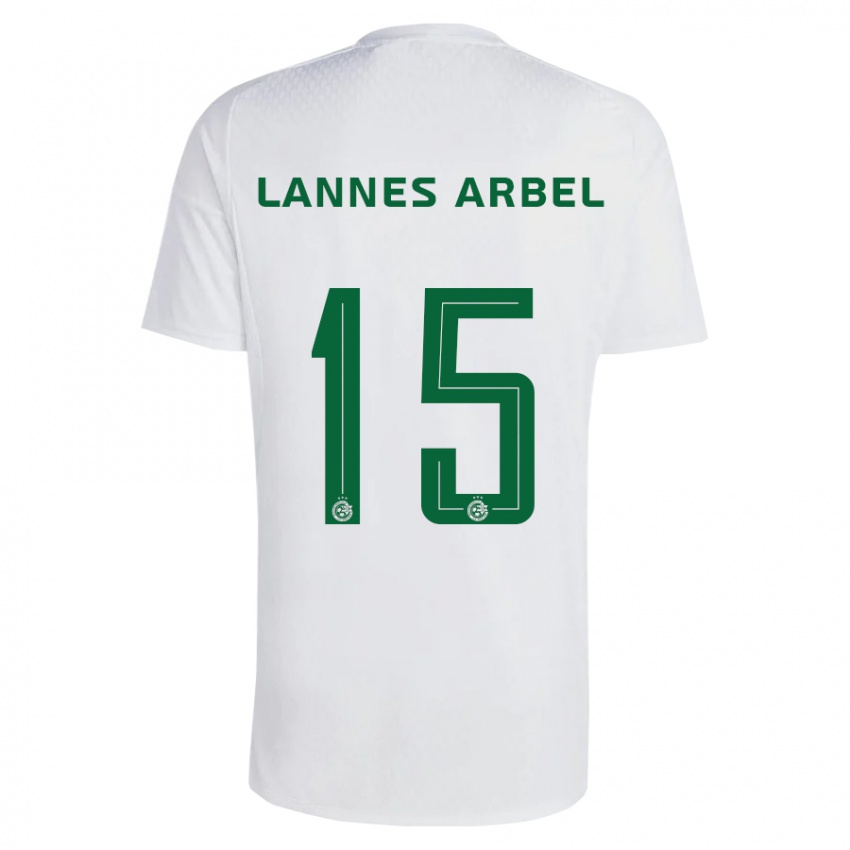 Niño Camiseta Tomer Lannes Arbel #15 Verde Azul 2ª Equipación 2023/24 La Camisa Perú