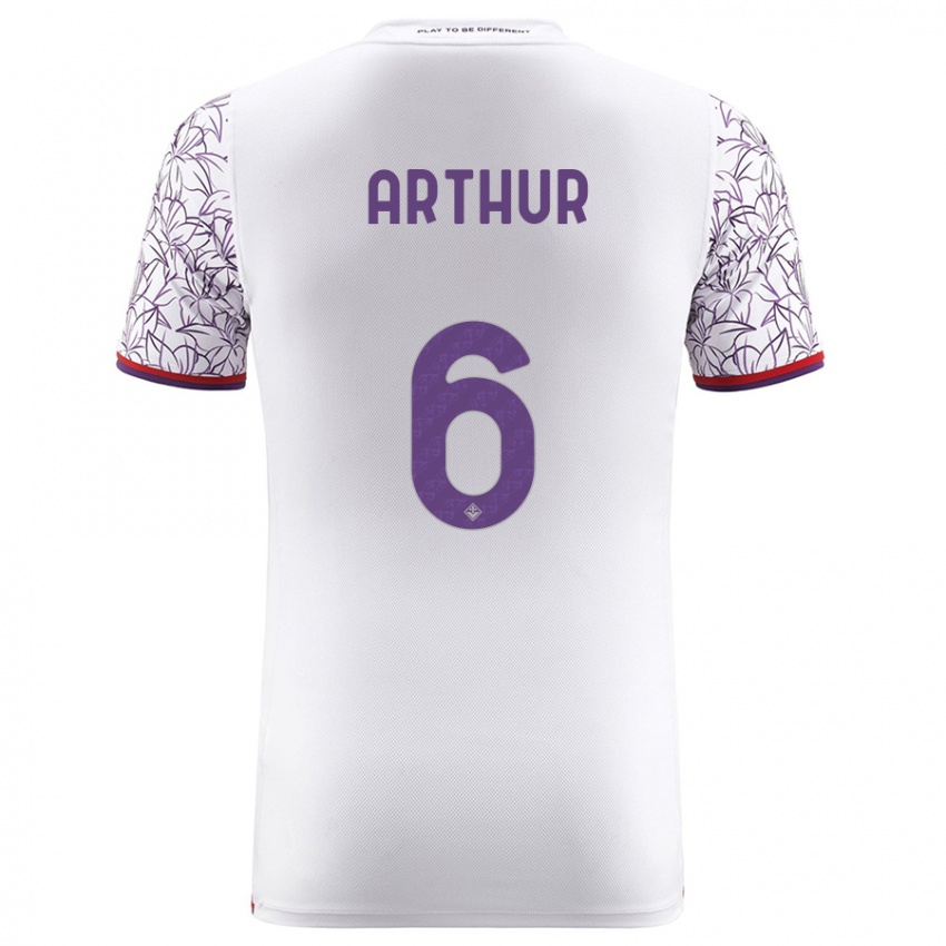 Niño Camiseta Arthur Melo #6 Blanco 2ª Equipación 2023/24 La Camisa Perú